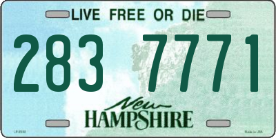 NH license plate 2837771