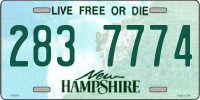 NH license plate 2837774