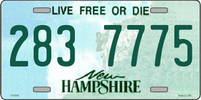 NH license plate 2837775