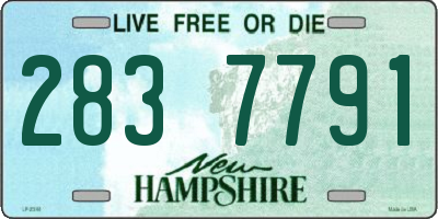NH license plate 2837791