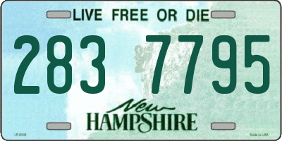 NH license plate 2837795