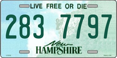 NH license plate 2837797
