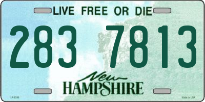 NH license plate 2837813
