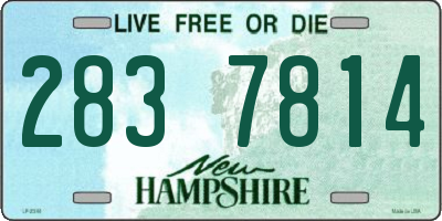 NH license plate 2837814