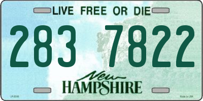 NH license plate 2837822