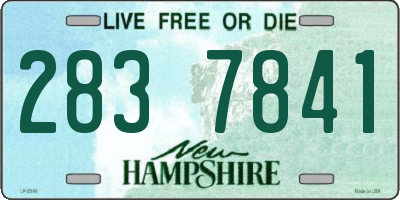 NH license plate 2837841