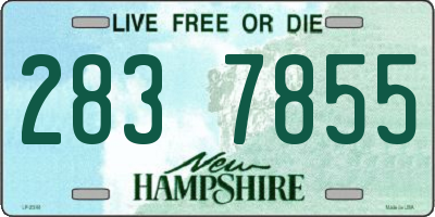 NH license plate 2837855