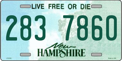 NH license plate 2837860