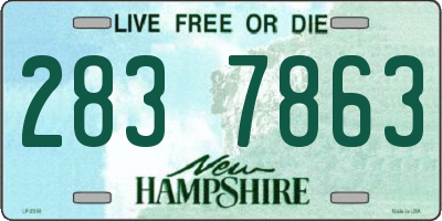 NH license plate 2837863
