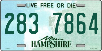 NH license plate 2837864