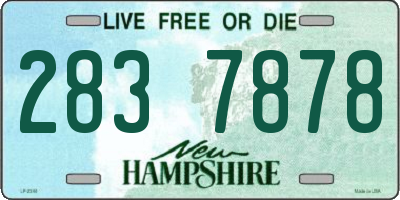 NH license plate 2837878