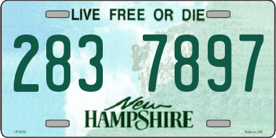 NH license plate 2837897
