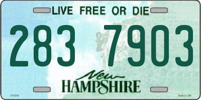 NH license plate 2837903