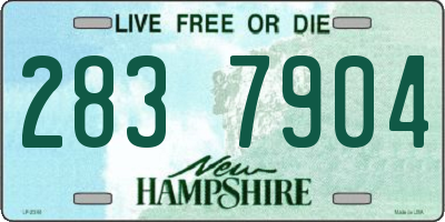 NH license plate 2837904
