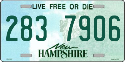 NH license plate 2837906