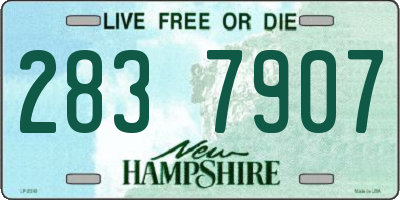 NH license plate 2837907