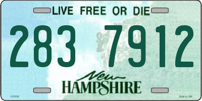 NH license plate 2837912