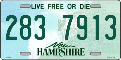 NH license plate 2837913