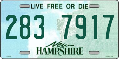 NH license plate 2837917