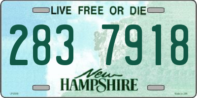 NH license plate 2837918