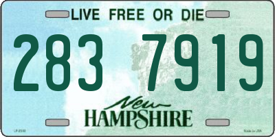 NH license plate 2837919