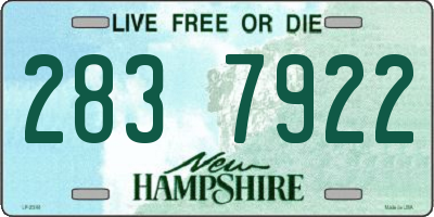 NH license plate 2837922