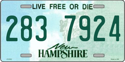 NH license plate 2837924