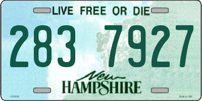 NH license plate 2837927