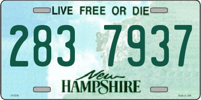 NH license plate 2837937
