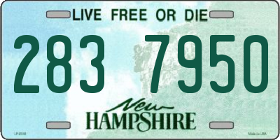 NH license plate 2837950