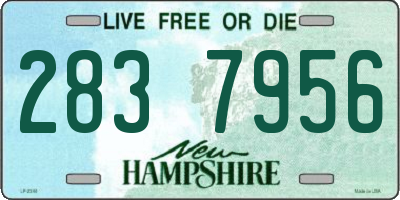 NH license plate 2837956
