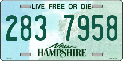 NH license plate 2837958