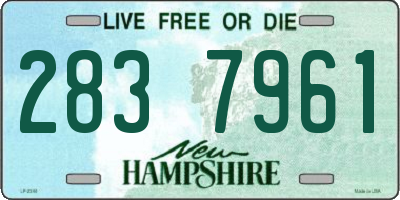 NH license plate 2837961