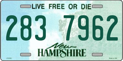 NH license plate 2837962