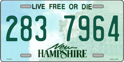 NH license plate 2837964