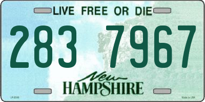 NH license plate 2837967