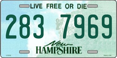 NH license plate 2837969