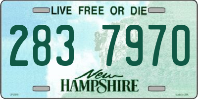 NH license plate 2837970