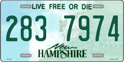 NH license plate 2837974