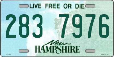 NH license plate 2837976