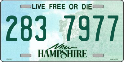 NH license plate 2837977