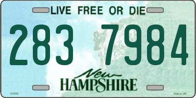 NH license plate 2837984