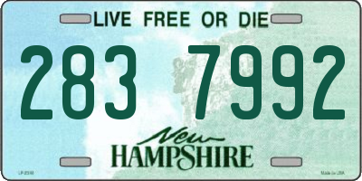 NH license plate 2837992