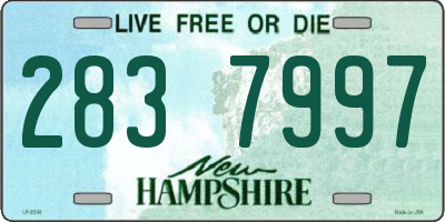 NH license plate 2837997