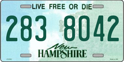 NH license plate 2838042