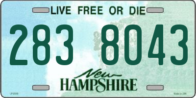 NH license plate 2838043