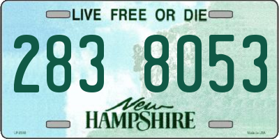 NH license plate 2838053
