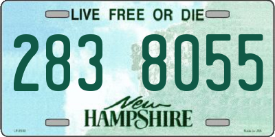 NH license plate 2838055