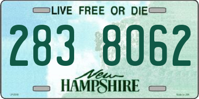 NH license plate 2838062