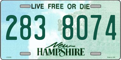 NH license plate 2838074